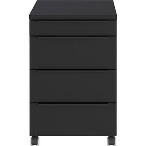 Produktbild für Rollcontainer Germania Bedano 4377-83, aus Holz, schwarz