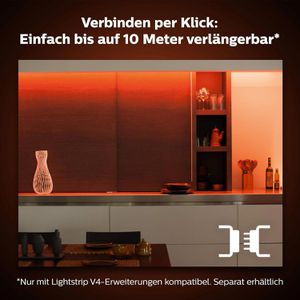 Produktbild für LED-Streifen Philips-Hue Plus Basis Set, dimmbar, weiß + RGB