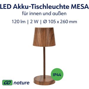 Produktbild für Tischlampe Müller-Licht Mesa, braun mit LED