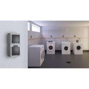 Produktbild für Steckdose Kopp Nautic, IP44, Aufputz