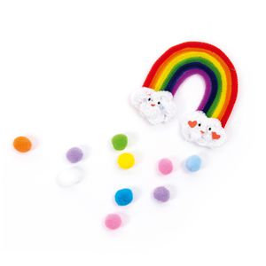 Produktbild für Bastelset Folia Chenilledraht Rainbow