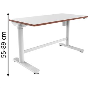 Kinderschreibtisch FlexiSpot SD1W, aus Holz / Metall, weiß