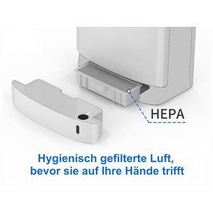 Produktbild für Händetrockner JSD JSD-Compact, 60145, Jet-Luftstrom, weiß