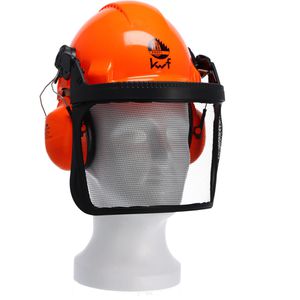 Forsthelm 3M G3000 Kopfschutz-Kombination, orange