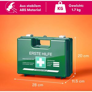 Produktbild für Erste-Hilfe-Koffer WERKSTEIN grün