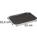 Zusatzbild Tablett APS Non-Slip 00502, schwarz, 53 x 32,5 cm