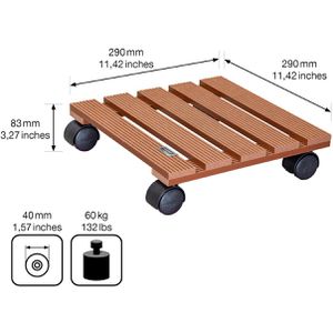 Produktbild für Pflanzenroller Wagner-System WPC GH 0510, für innen und außen