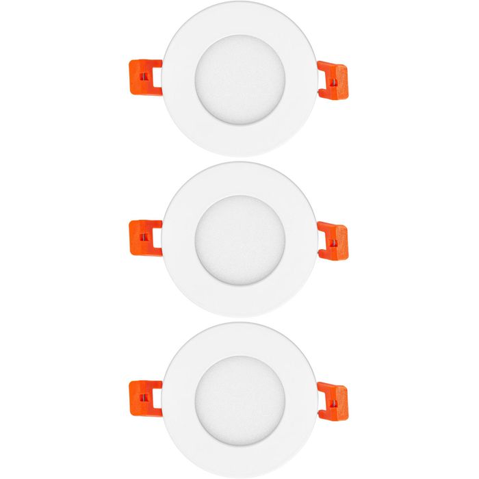 PATIKIL Deckenabdeckplatten 4 Stück - Lochabdeckung Für Einbaustrahler Mattweiß