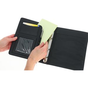 Produktbild für Schreibmappe Alassio 30003, Benaco, schwarz, Kunstleder