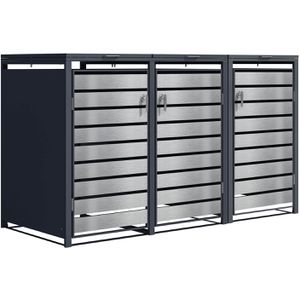 Produktbild für Mülltonnenbox Phoenix GB3320ASK, Metall