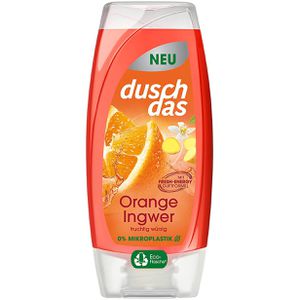 duschdas Duschgel Orange und Ingwer, für Frauen und Männer, pH-hautneutral, 225ml