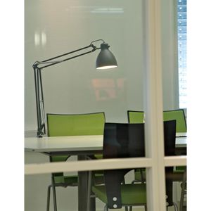 Produktbild für Schreibtischlampe Luxo L-1, grau, LED