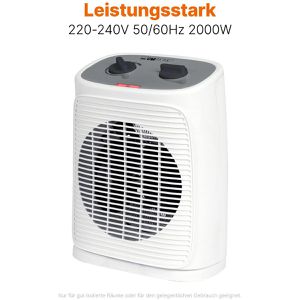 Produktbild für Heizlüfter Clatronic HL 3800, mit 3 Stufen bis 2000 Watt