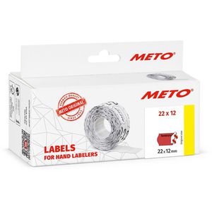 Produktbild für Preisetiketten METO 30013399, rot, 22 x 12 mm