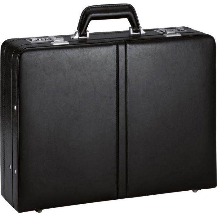 Business Aktenkoffer Mit Zahlenschloss - Lederfutter 46x34x10cm