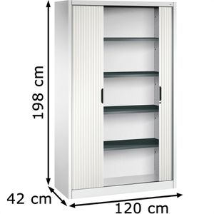 Produktbild für Rollladenschrank CP-Möbel Omnispace, aus Metall