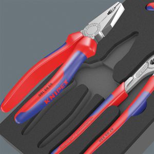 Produktbild für Zangenset Wera 9780 Schaumstoffeinlage, Knipex Zangen Set 1