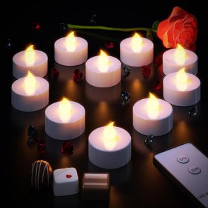 Produktbild für LED-Teelichter Monzana weiß