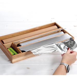 Produktbild für Folienschneider Kesper 28041-13, Akazienholz braun