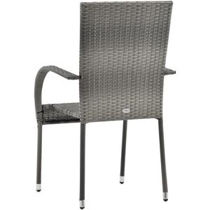 Produktbild für Gartenstuhl vidaXL 310085, Polyrattan