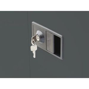 Produktbild für Werkzeugschrank Bisley E782A04G, aus Metall, grau / anthrazit