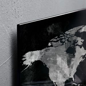 Produktbild für Glas-Magnettafel Sigel GL270 Artverum, World-Map, 3 Magnete