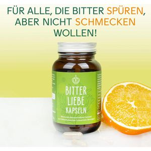 Produktbild für Bitterstoffe BitterLiebe + Calcium, 90 Kapseln