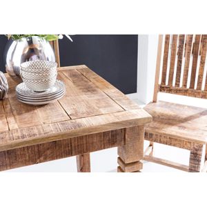 Produktbild für Esstisch Wohnling WL5.077, Mango-Massivholz