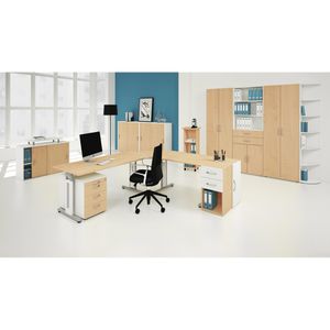 Produktbild für Schiebetürenschrank Geramöbel Flex 312353-BL, abschließbar