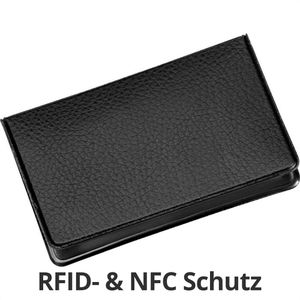 Produktbild für Kreditkartenhülle Veloflex Document Safe, schwarz
