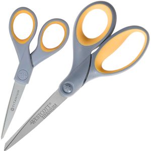 Produktbild für Büroschere Westcott Titanium Nitride, 2er Set