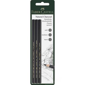 Kohlestifte Faber-Castell Pitt 117498, fettfrei