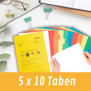 Produktbild für Register perfect-line A4, blanko