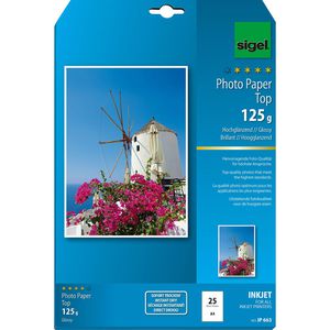 Produktbild für Fotopapier Sigel IP 663 Top, für Inkjet, A4