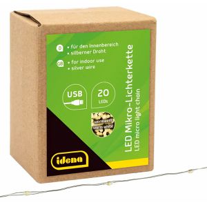 Produktbild für Lichterkette Idena 30256, Micro, USB-Betrieb, für Innen