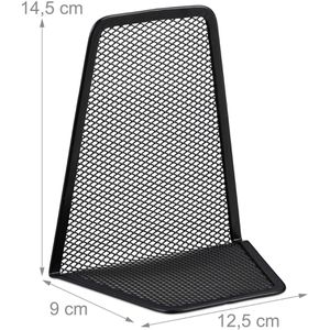 Produktbild für Buchstütze Relaxdays 10024811, schwarz