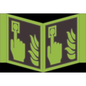 Produktbild für Hinweisschild Abtec ISO 7010 F005 Kunststoff, Nasenschild