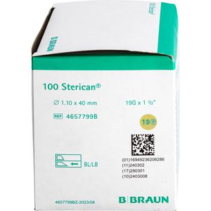 Produktbild für Kanülen B.Braun Sterican, 100 Stück