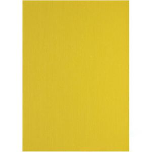 Clairefontaine Deckblätter A4, Leinenkarton, 270 g/m², 100 Stück, gelb , 100 Stück