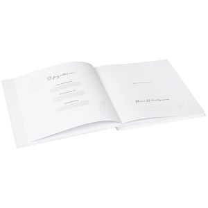 Produktbild für Gästebuch Goldbuch 50044 Blütenliebe, weiß