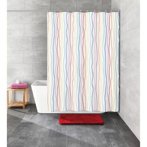 Produktbild für Duschvorhang Kleine-Wolke Textil Jolie Multicolour, 120x200 cm
