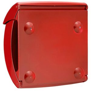 Produktbild für Briefkasten Burg-Wächter Piano 886 R, rot, aus Kunststoff