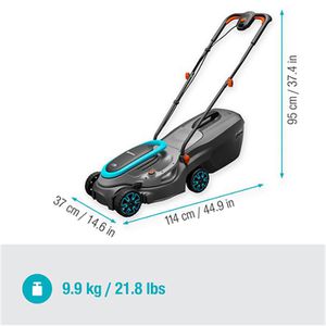 Produktbild für Rasenmäher Gardena PowerMax 32/18V P4A Set, Akku