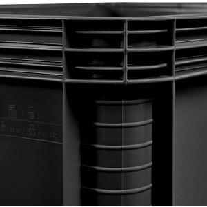Produktbild für Eurobox Keeeper Robert, graphite, 20 Liter, lebensmittelecht