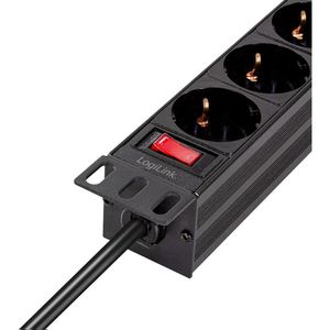 Produktbild für Steckdosenleiste LogiLink PDU4B01, PDU, 2m Kabel