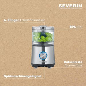 Produktbild für Zerkleinerer Severin 4-in-1 KM 3865, elektrisch
