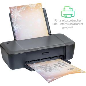 Produktbild für Weihnachtsbriefpapier Böttcher-AG Schneeflocke