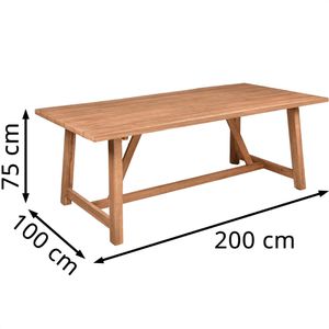 Produktbild für Gartentisch Garden-Pleasure OAKLAND, Akazienholz