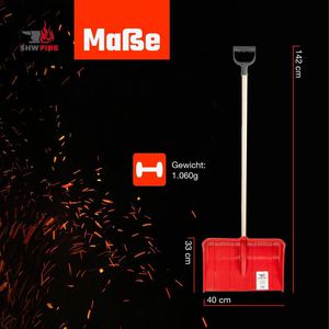 Produktbild für Schneeschieber SHW 54965, mit D-Griff