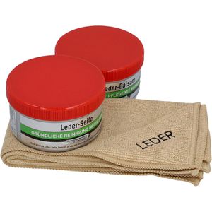 Produktbild für Lederpflege Nigrin Performance Set, Seife &amp; Balsam